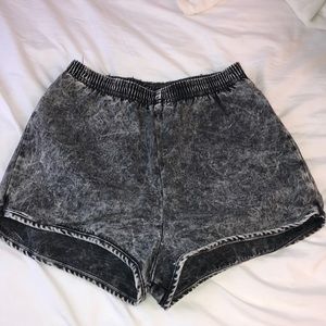American Apparel acid wash shorts